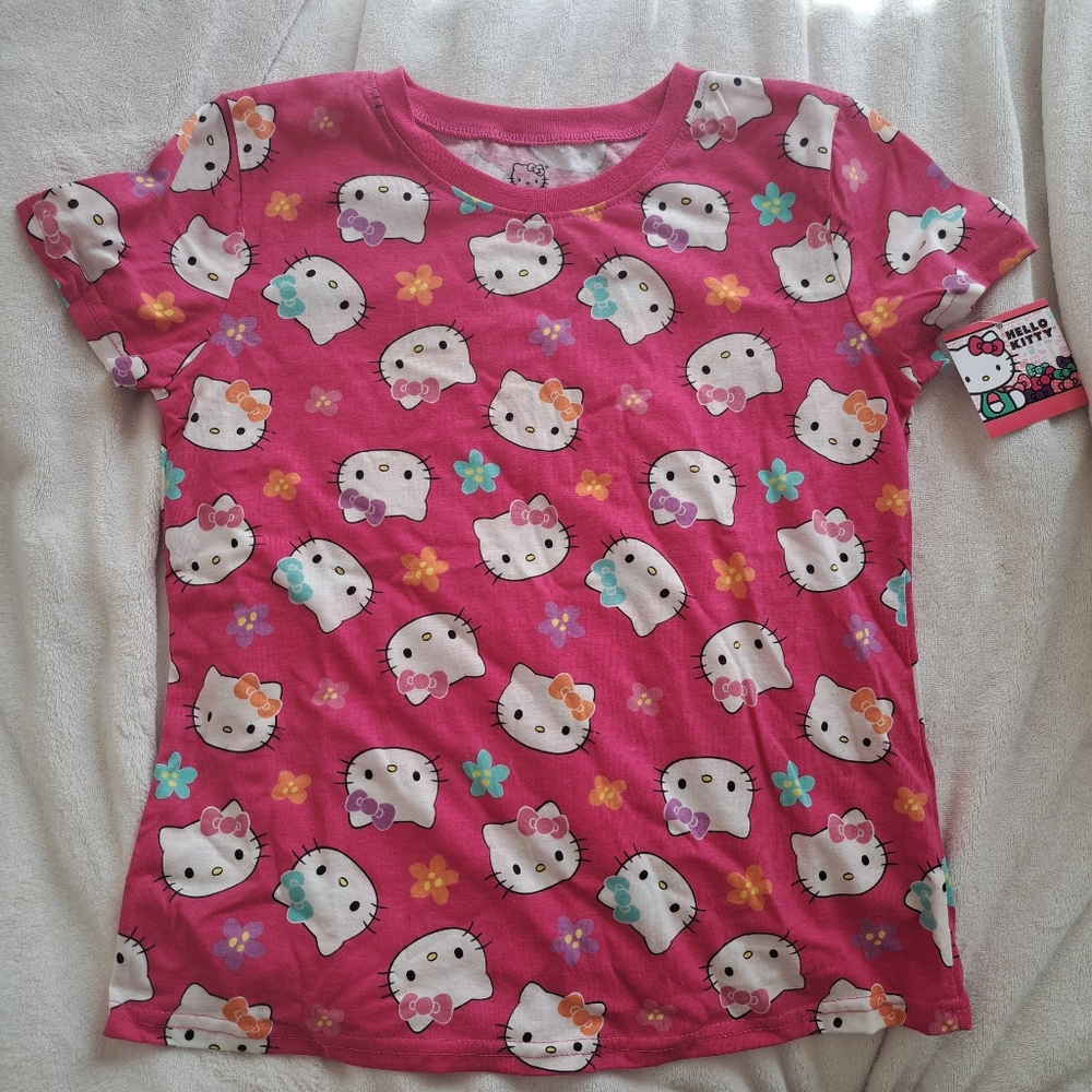 Hello Kitty Girl's T Shirt Size 12/14